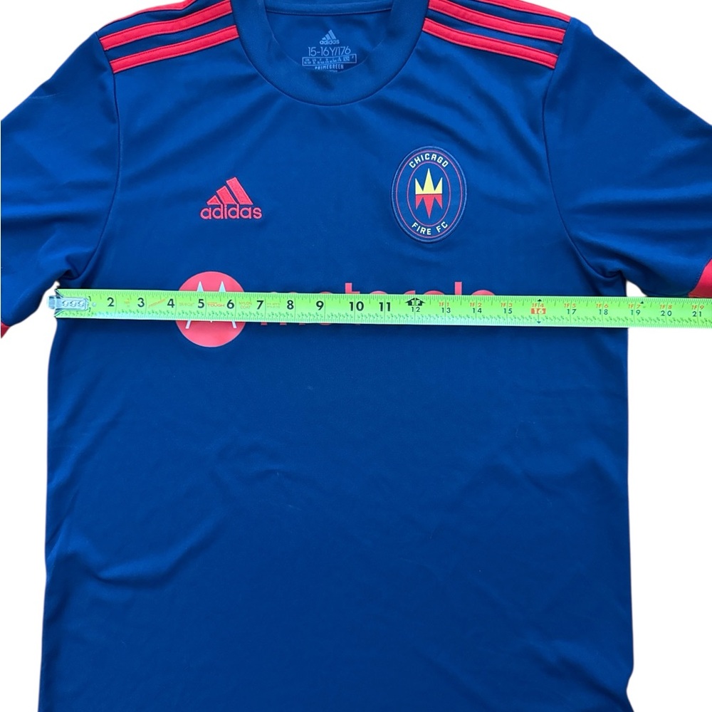 Adidas‎ Chicago Fire Soccer Jersey Navy Blue Size 15-16 Y Futbol Jersey Kit MLS - Picture 5 of 8
